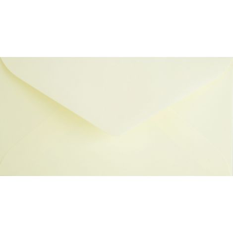 Koperta Logos 80x160mm Kremowa do zaproszeń 110g, 1szt